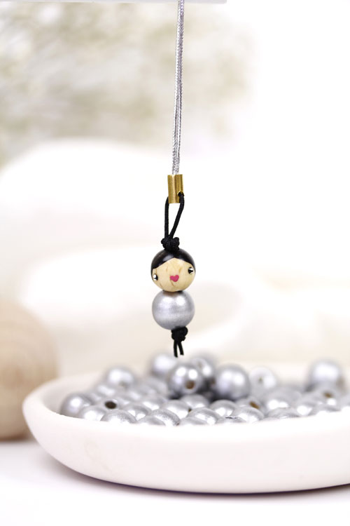 Poupée Bois 10 mm Argent (image pour) Poupée Bois 10 mm Argent