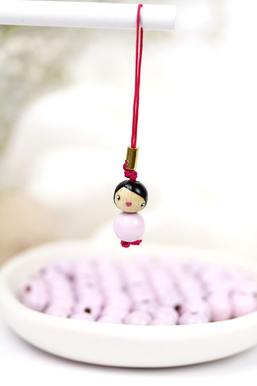 (image pour) Poupée Bois 10 mm Barbapapa