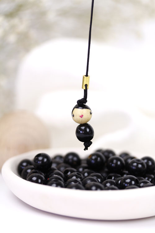 Poupée Bois 10 mm Poivre (image pour) Poupée Bois 10 mm Poivre