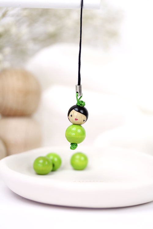 (image pour) Poupée Bois 12 mm Pistache