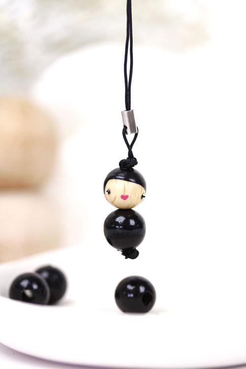 Poupée Bois 12 mm Poivre (image pour) Poupée Bois 12 mm Poivre