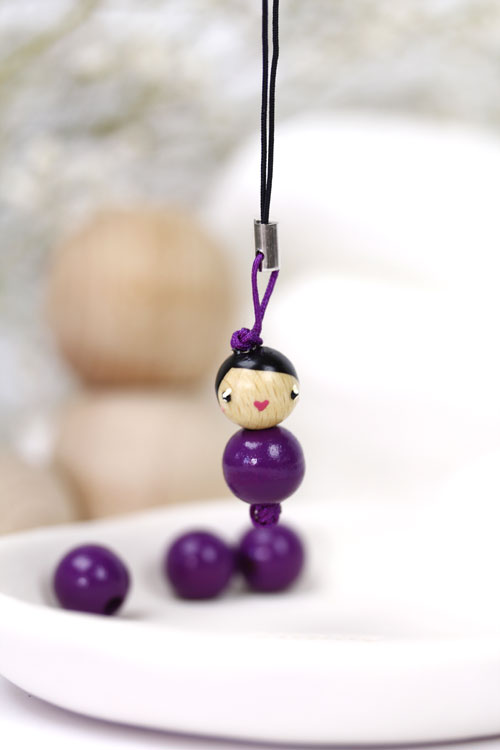 (image pour) Poupée Bois 12 mm Prune