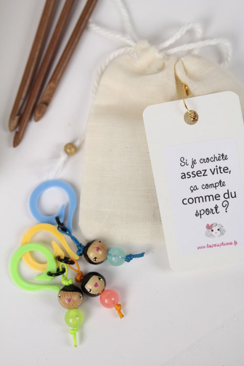 (image pour) Anneaux Marqueurs Lot de 3 Scintillant Crochet