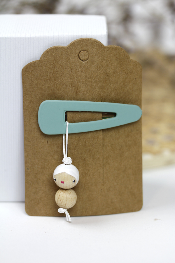 (image pour) Barrette Mat Turquoise