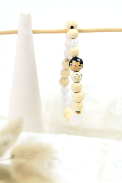 (image pour) Bracelet Cérémonie Petite Croix Garçon