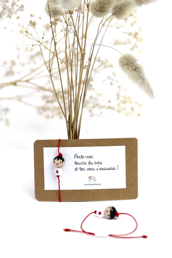 (image pour) Bracelet Coulissant Junior Garçon Etoile Rouge