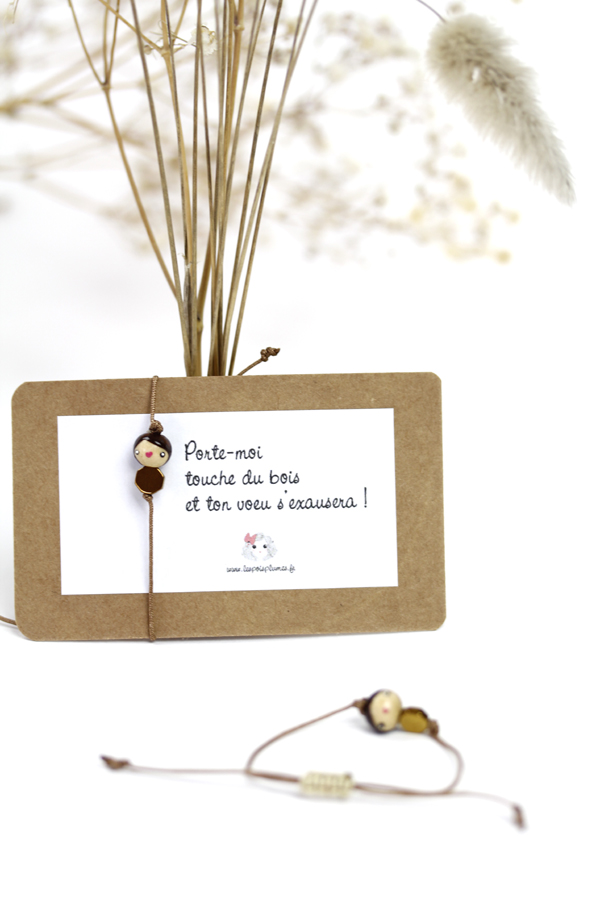 (image pour) Bracelet Coulissant Junior Hématite Caramel