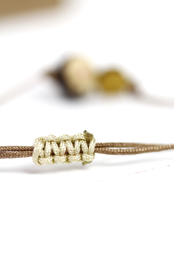 (image pour) Bracelet Coulissant Junior Hématite Caramel