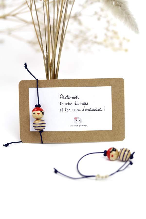 (image pour) Bracelet Coulissant Junior Pirate Bleu