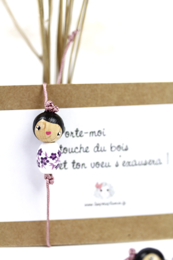 (image pour) Bracelet Coulissant Junior Porcelaine Lilas