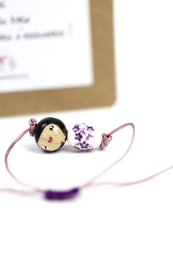 (image pour) Bracelet Coulissant Junior Porcelaine Lilas