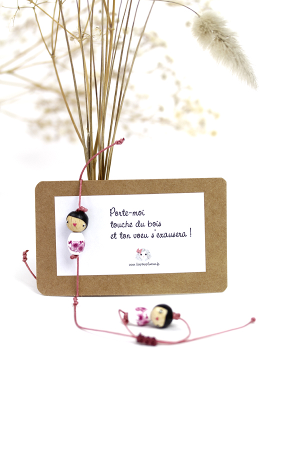 (image pour) Bracelet Coulissant Junior Porcelaine Pivoine