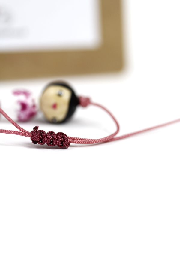 (image pour) Bracelet Coulissant Junior Porcelaine Pivoine