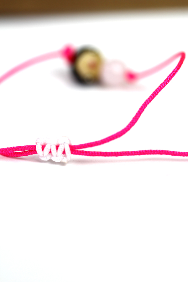 (image pour) Bracelet Coulissant mini rose