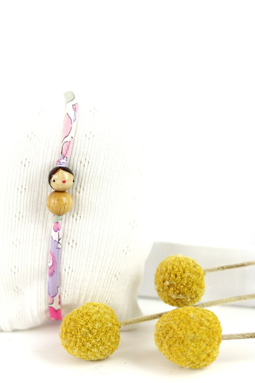 (image pour) Bracelet de vœu à nouer Liberty Betsy Lilas