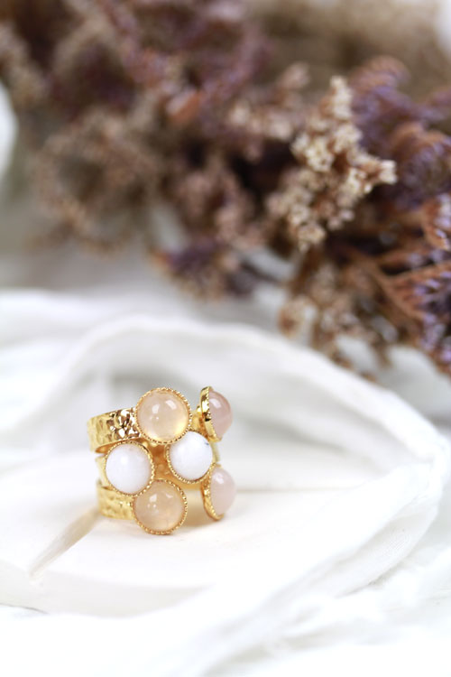 (image pour) Bague Jade Blanche Charlie