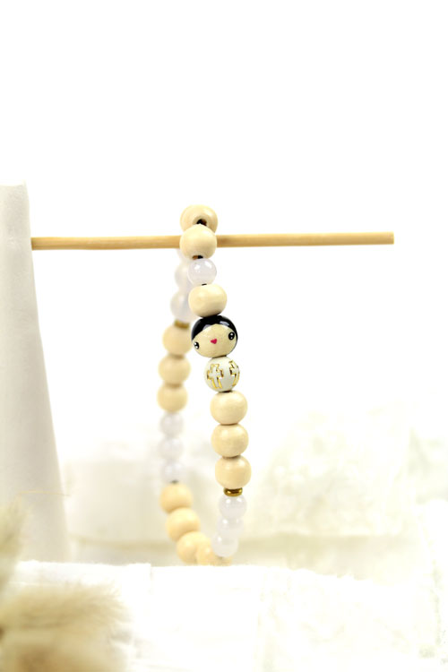 (image pour) Bracelet Cérémonie Petite Croix Doré Adulte