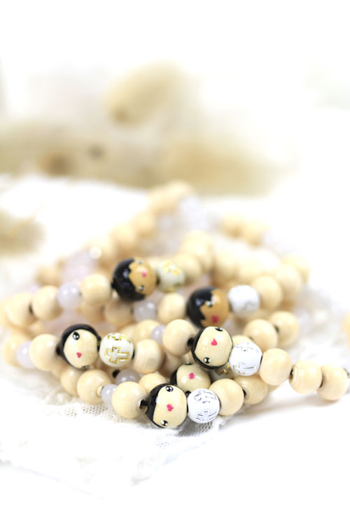 (image pour) Bracelet Cérémonie Petite Croix Doré Adulte