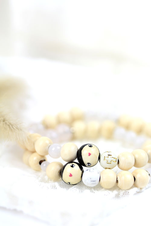 (image pour) Bracelet Cérémonie Petite Croix Fillette