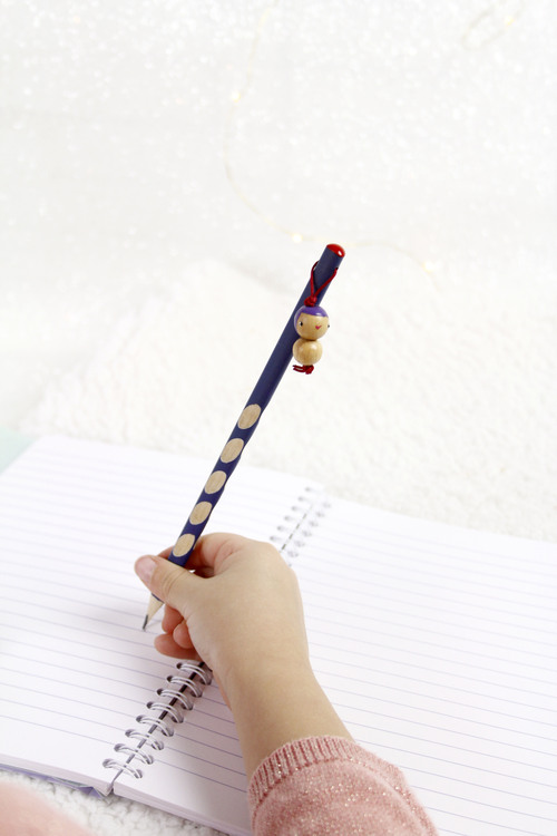 (image pour) Crayon Posture Bleu