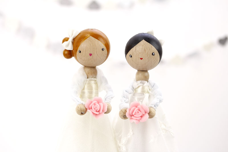 (image pour) Poupée Mariage Mrs & Mrs