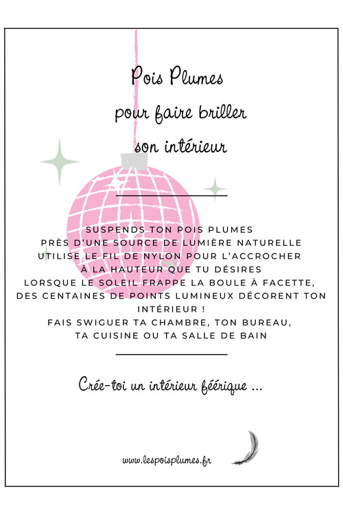 (image pour) Boule Facette Rose 🪩🩷