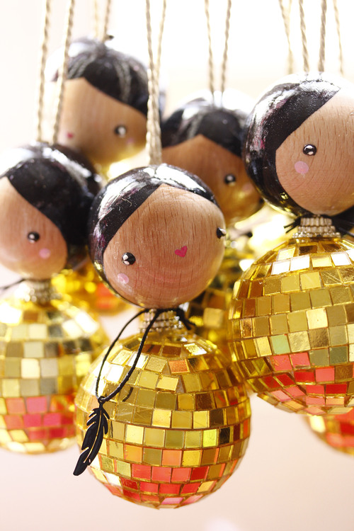 (image pour) Grande Boule Facette Doré 🪩🟡