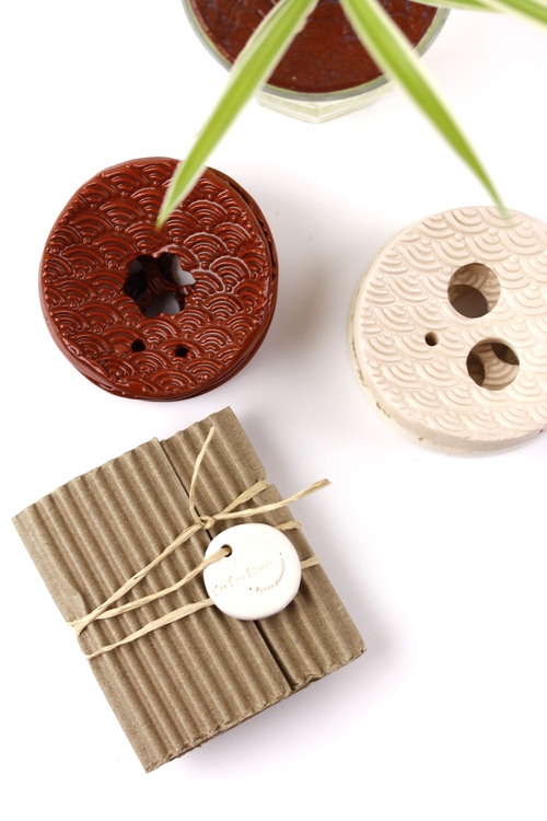 (image pour) Bobèche Rouge Seigaiha Avocat 🥑