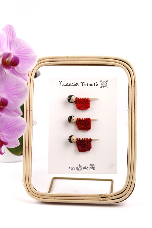 (image pour) Nuancier Tricoté Coquelicot