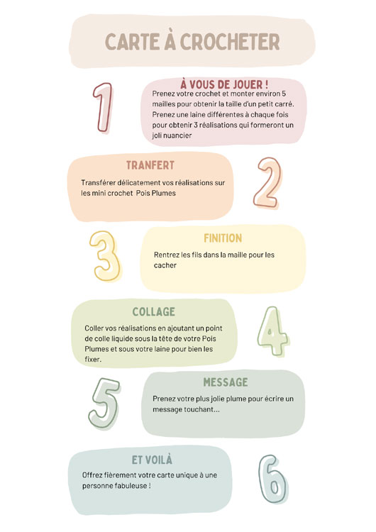 (image pour) Nuancier DIY Crocheté 🖐🏻🧶