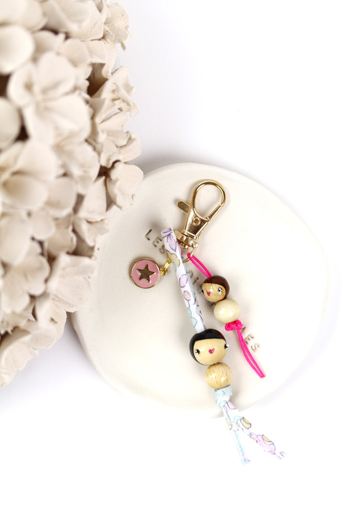 (image pour) Mousqueton Duo ⭐ Liberty Betsy Bleu