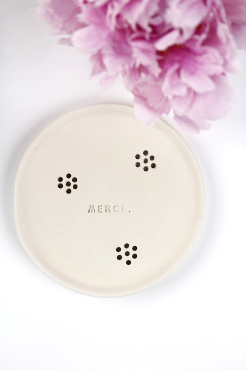 (image pour) Coupelle Céramique Merci