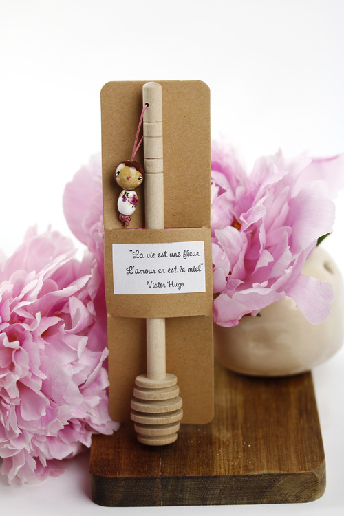 (image pour) Cuillère en bois Miel 🌼 Bouquet