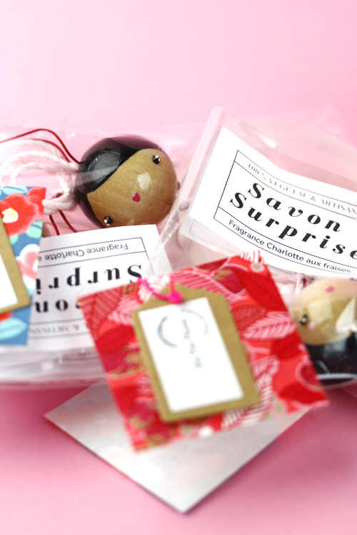 (image pour) Savon Surprise Fraise rectangle