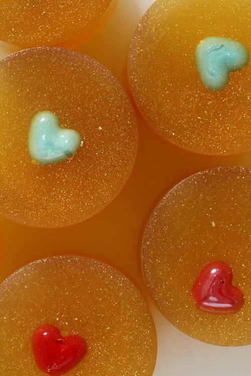 (image pour) Savon Surprise Miel Petit rond Vert