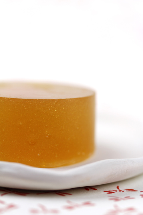 (image pour) Savon Surprise Miel Petit rond Vert