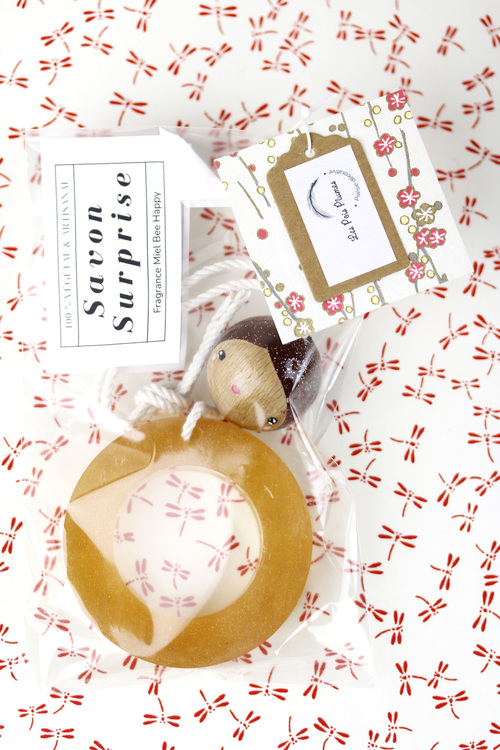 (image pour) Savon Surprise Miel Grand Rond Vide