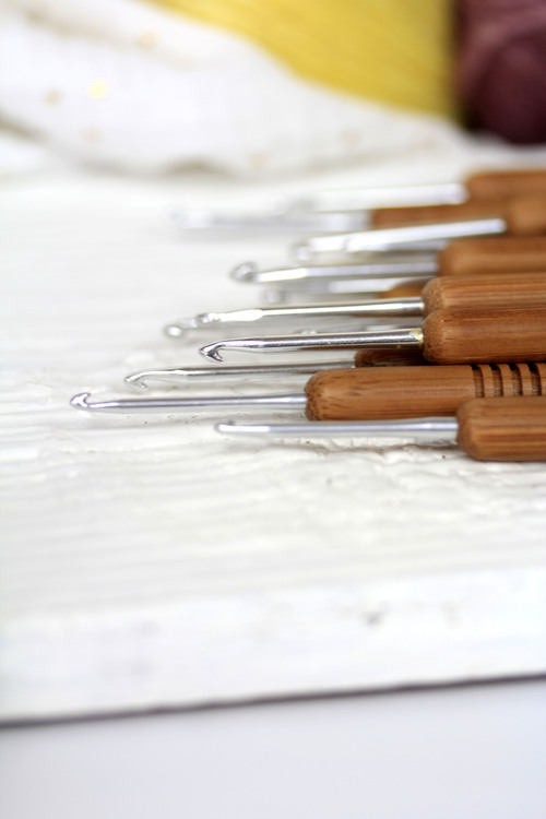 (image pour) Crochet Bambou Argenté N° 3 mm