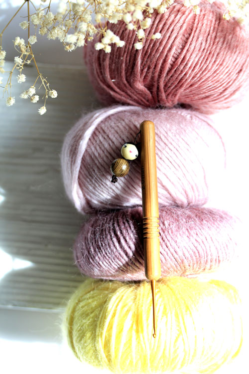 (image pour) Crochet Bambou Doré N° 2.0 mm