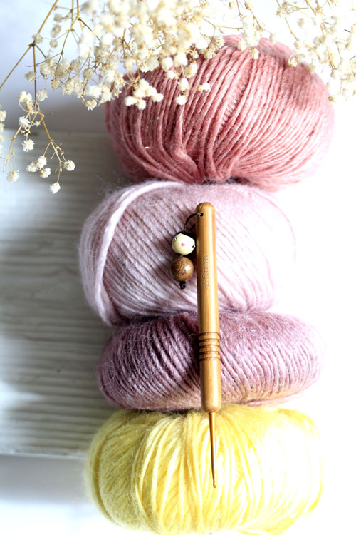 (image pour) Crochet Bambou Doré N° 2.5 mm