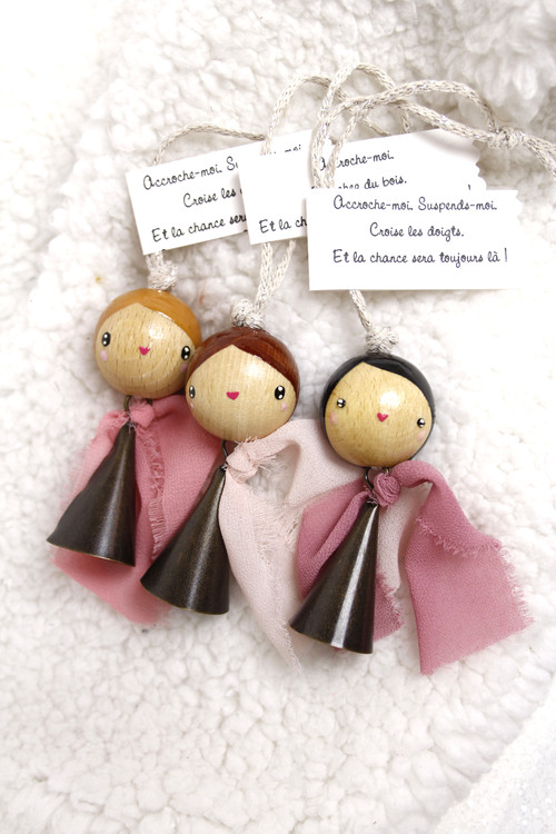 (image pour) Clochette Antique Fille Brune