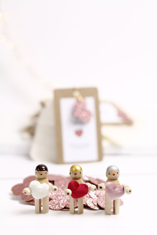 (image pour) Câlin de poche Cœur ❤️ cheveux blancs