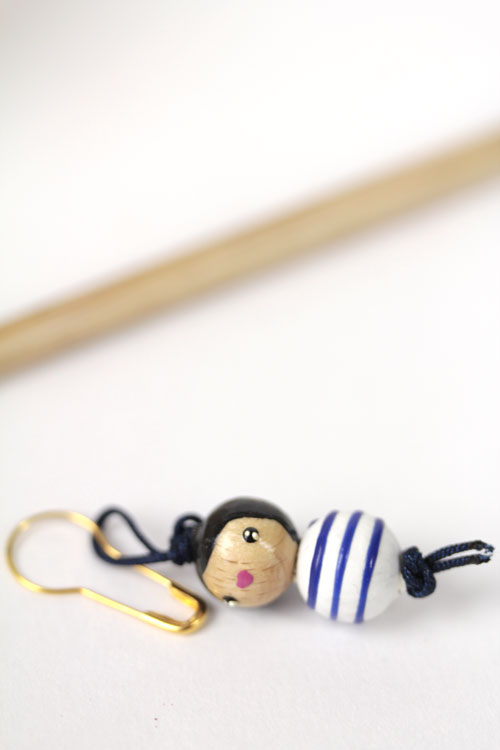 (image pour) Anneaux Marqueurs Lot de 3 Marinière