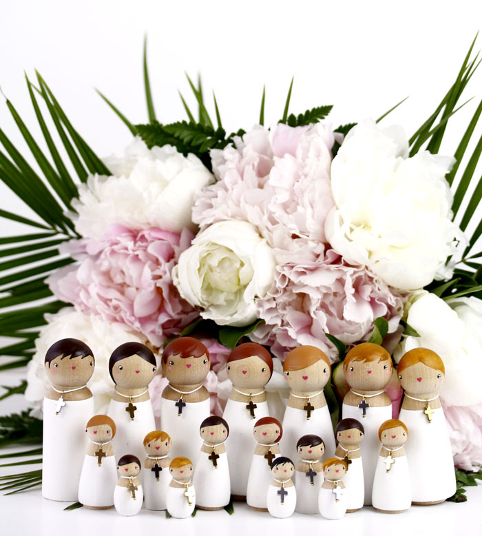 (image pour) Figurine Bois Religieuse