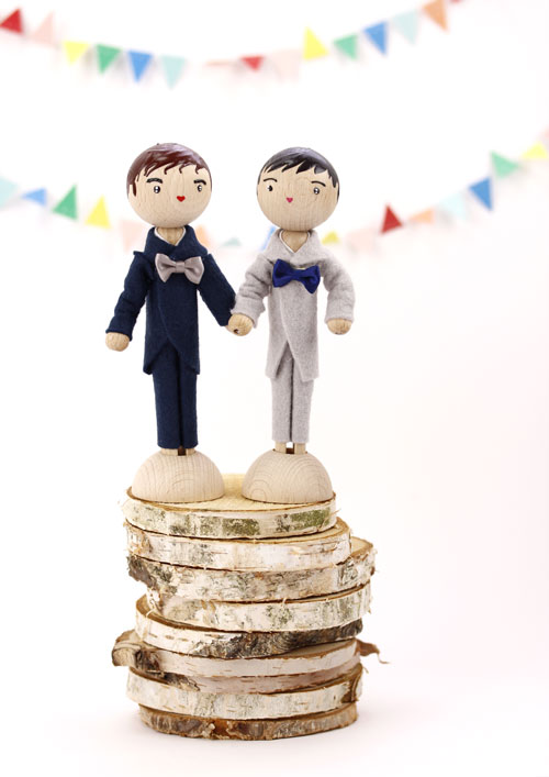 (image pour) Poupée Mariage Mr & Mr