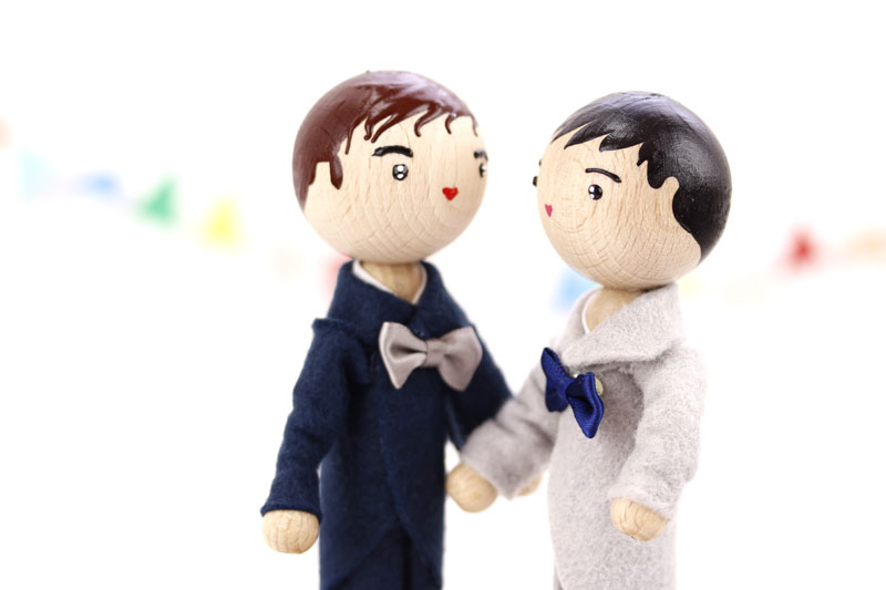 (image pour) Poupée Mariage Mr & Mr