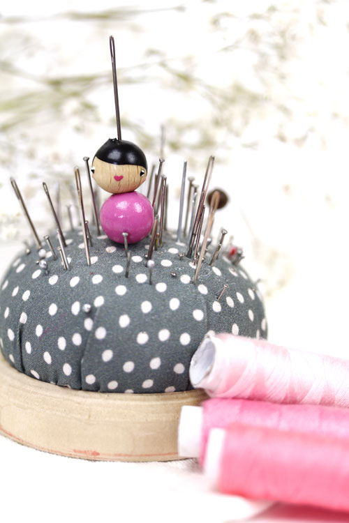 (image pour) Poupée Couture 12 mm Pivoine