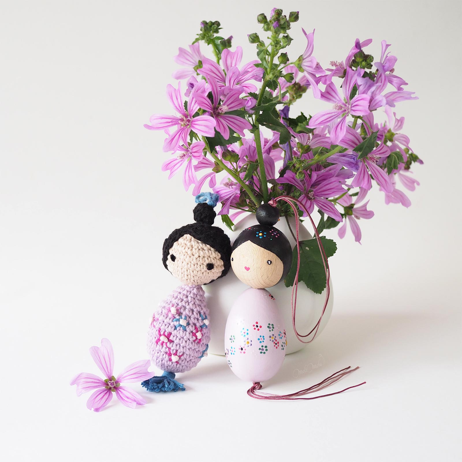 (image pour) Tuto Pois Plumes crocheté par @laboutiquedemelimelo